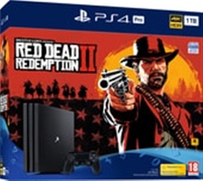 PlayStation 4 Pro 1TB Red Dead Redemption 2