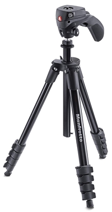 Picture of Manfrotto MKCOMPACTACN-BK Compact Action  Tripod