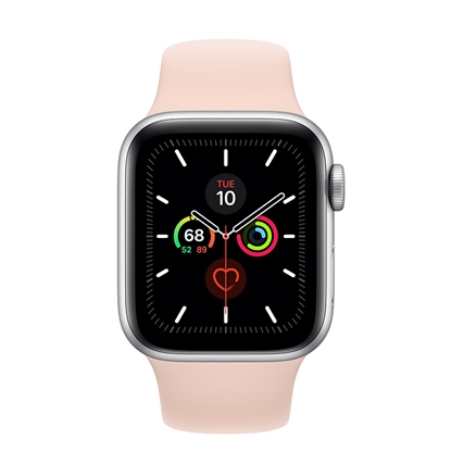 Picture of Apple Watch Series 5 40mm Silver Aluminum Case with Sport Band Pink Sand
