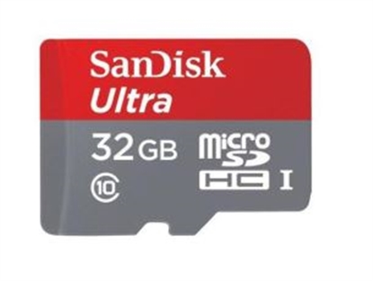 Picture of SanDisk 32GB Ultra MicroSD/HC UHS-I Card 98MB/S C 