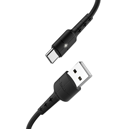Picture of Hoco Star Charging Data Cable Type-C X30 Black