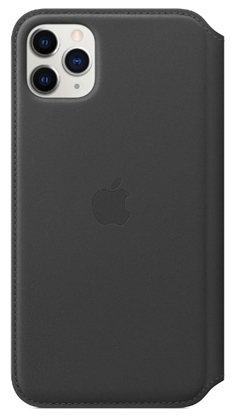 Picture of Apple iPhone 11 Pro Max Leather Folio Black