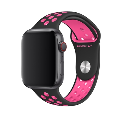 Picture of Apple Nike 44mm Black/Pink Blast Sport Band – S/M & M/L