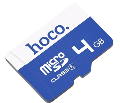 Picture of Hoco TF High Speed Memory Card MicroSD 4GB Blue