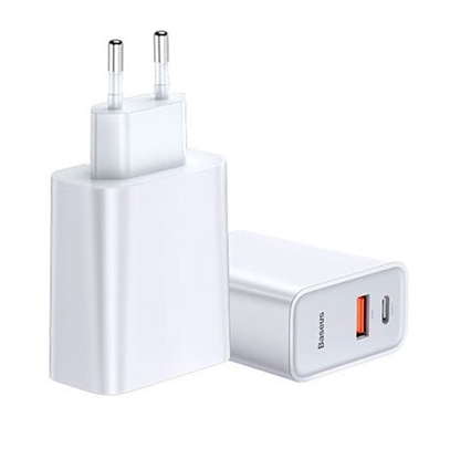 Picture of Baseus Speed Pps Quick Charger C+U 30W EU White