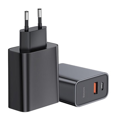 Picture of Baseus Speed Pps Quick Charger C+U 30W EU Black