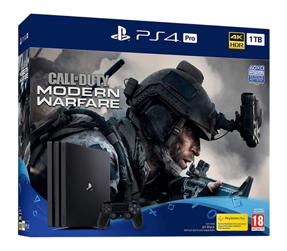 Picture of Sony PlayStation 4 Pro 1TB Modern Warfare With One Console