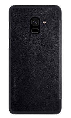 Picture of Nillkin Qin Series Leather Case For Samsung Galaxy A8+ Black