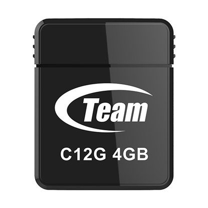 Picture of TEAM C12G DRIVE 4 GB BLACK  RETAIL