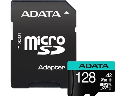 Picture of A-Data Premier Pro AUSDX128GUI3V30SA2-RA1 microSDXC 128GB (adapter)