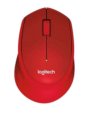 Picture of Logitech Wireless Mouse M330 Silent Plus Red