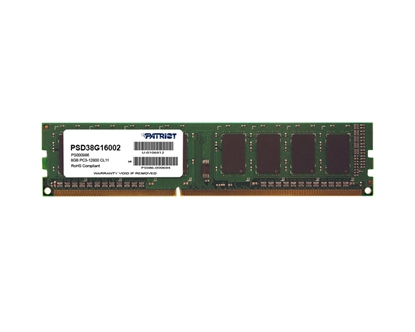 Picture of Patriot Signature 8GB DDR3 PC3-12800 [PSD38G16002]