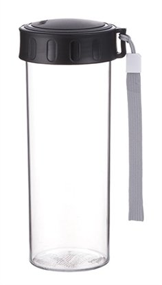Picture of Miniso Classic Plastic Water Bottle 480 ml Black
