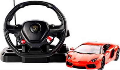 Picture of Rastar Aventador LP700 with steering wheel controller