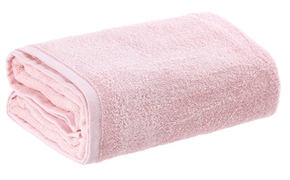 Picture of Miniso Simple Solid Color Towel Pink