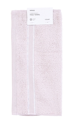 Picture of Miniso Super Soft Face Towel Pale Pink Purple