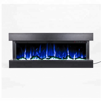 Picture of 3D Fireplace Black