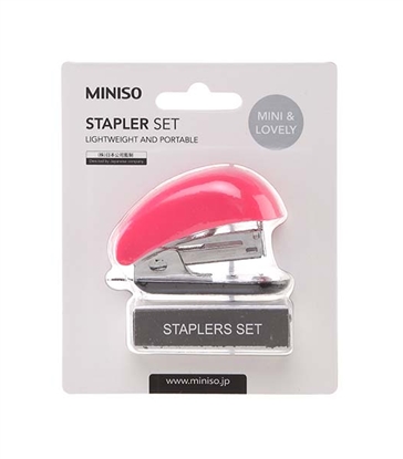Picture of Miniso Mini Stapler Set Red