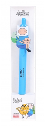 Picture of Miniso Adventure Time- Blue Barrel Retractable Gel Pen Blue