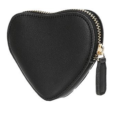 Picture of Miniso Heart-Shaped Coin Purse Black
