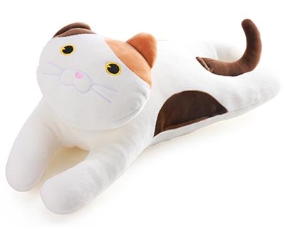 Picture of Miniso Cat Throw Pillow White