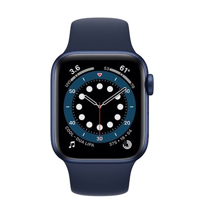 Picture of Apple Watch Series 6 GPS  40mm Blue Aluminium Case with Deep Navy Sport Band