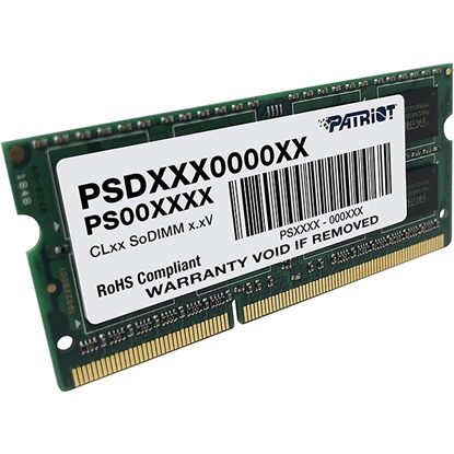 Picture of Patriot DDR3 4GB 1600MHz SODIMM 1.35V - PSD34G1600L2S